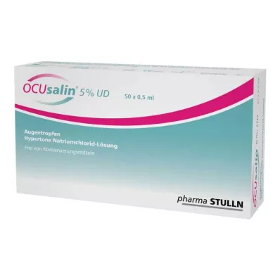 OCUSALIN 5% UD Eye drops, 50X0.5 ml OCUSALIN 5% UD Eye drops, 50X0.5 ml