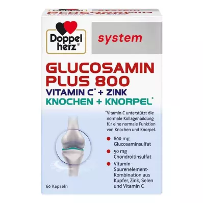 DOPPELHERZ Glucosamine Plus 800 system capsules, 60 pcs DOPPELHERZ Glucosamine Plus 800 system capsules, 60 pcs
