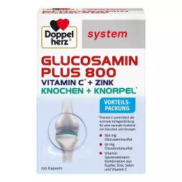 DOPPELHERZ Glucosamine Plus 800 system Capsules, 120 Capsules