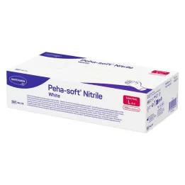 PEHA-SOFT Nitril weiß Unt.Hands.unsteril pf L, 100 St