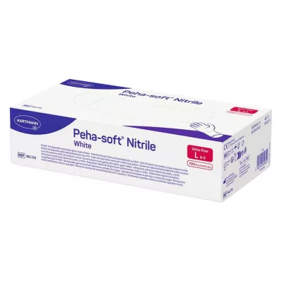 PEHA-SOFT Nitril weiß Unt.Hands.unsteril pf L, 100 St
