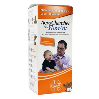 AEROCHAMBER w.mask f.infants 0-18 months, 1 pc