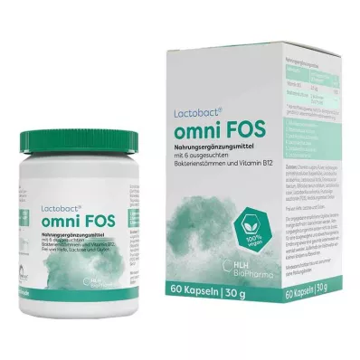 LACTOBACT omni FOS enteric-coated capsules, 60 pcs