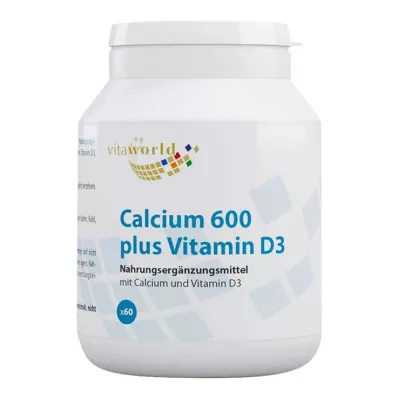 CALCIUM 600 plus D3 tablets, 60 pcs CALCIUM 600 plus D3 tablets, 60 pcs