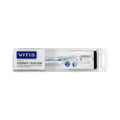 VITIS implant sulcus/sulcular toothbrush, 1 pc VITIS implant sulcus/sulcular toothbrush, 1 pc