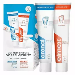 ARONAL/ELMEX Double Protection Toothpaste, 2X75 ml