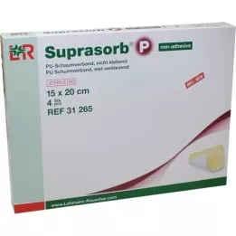 SUPRASORB P PU-Foam v.non-adhesive 15x20 cm, 4 pcs