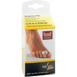 BORT PediSoft toe spreader gel with ring small, 2 pcs