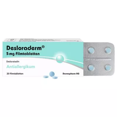 DESLORADERM 5 mg film-coated tablets, 20 pcs DESLORADERM 5 mg film-coated tablets, 20 pcs