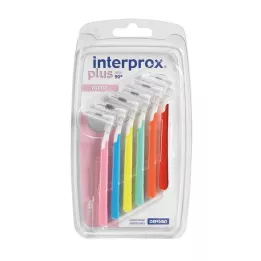 INTERPROX plus Blister Mix colourless assorted interdental, 6 pcs