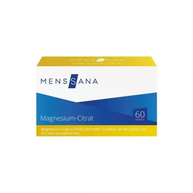 MAGNESIUMCITRAT MensSana Capsules, 60 Capsules