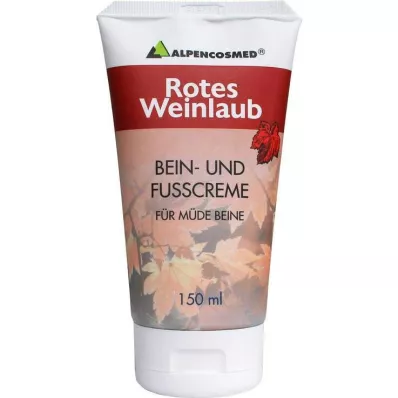 ALPENCOSMED Red vine leaf leg and foot cream, 150 ml ALPENCOSMED Red vine leaf leg and foot cream, 150 ml