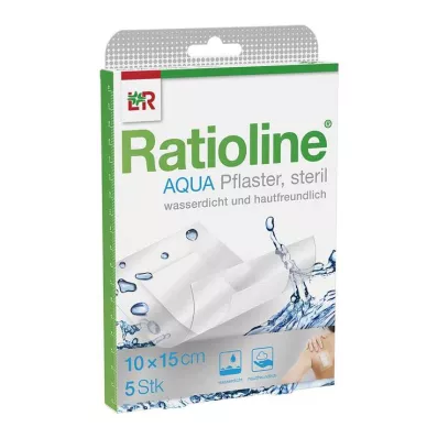 RATIOLINE aqua Shower Plaster Plus 10x15 cm sterile, 5 pcs RATIOLINE aqua Shower Plaster Plus 10x15 cm sterile, 5 pcs