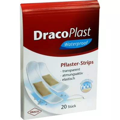 DRACOPLAST waterproof plaster strips, assorted, 20 pcs