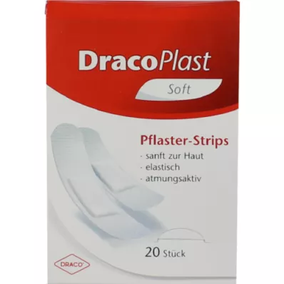 DRACOPLAST Soft plaster strips, assorted, 20 pcs