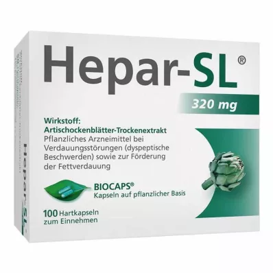 Hepar-SL® 320 mg hard capsules, 100 pcs
