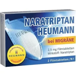 NARATRIPTAN Heumann for migraine 2.5 mg film-coated tablets, 2 pcs