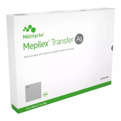Mepilex Transfer Ag foam dressing 15x20cm, 10 pcs
