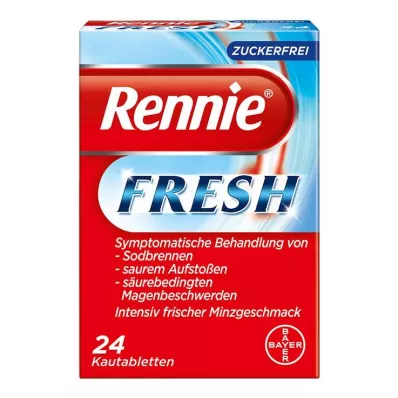 RENNIE FRESH Chewable tablets, 24 pcs RENNIE FRESH Chewable tablets, 24 pcs