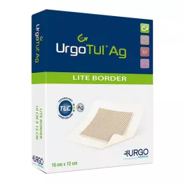 URGOTÜL Ag Lite Border 10x12 cm dressing, 10 pcs