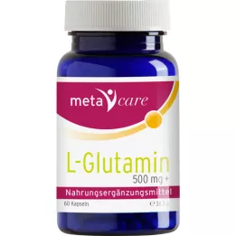 META-CARE L-Glutamine Capsules, 60 Capsules