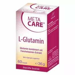 META-CARE L-Glutamine Capsules, 60 Capsules