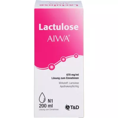 LACTULOSE AIWA 670 mg/ml Oral solution, 200 ml