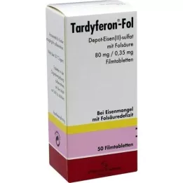 TARDYFERON-Fol Depot Iron(II) Sul. with Fols. film tab, 50 pcs