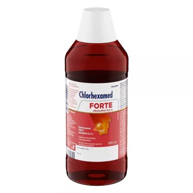 Chlorhexamed FORTE alcohol-free 0.2% mouthwash, antibacterial, 600 ml Chlorhexamed FORTE alcohol-free 0.2% mouthwash, antibacterial, 600 ml