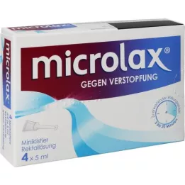 MICROLAX Rectal solution enemas, 4X5 ml