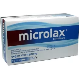 MICROLAX Rectal solution enemas, 50X5 ml