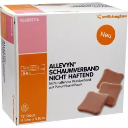 Allevyn foam dressing 4.5x5.5 cm non-adhesive, 12 pieces