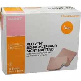 ALLEVYN Foam dressing 9x11 cm non-adhesive, 12 pcs