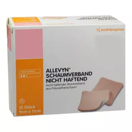 Allevyn foam dressing 9x11 cm, non-adhesive, 12 pcs
