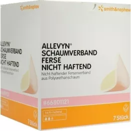 ALLEVYN Foam dressing heel n.adhes.10,5x13,5cm, 7 pcs