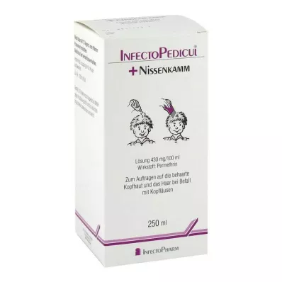 Infectopedicul solution + nit comb, 250 ml Infectopedicul solution + nit comb, 250 ml