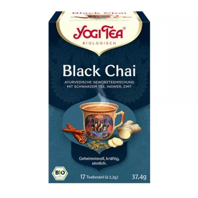 YOGI TEA Black Chai Organic Filter Bag, 17X2.2 g