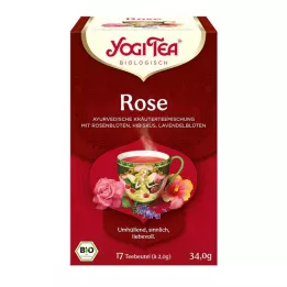 YOGI TEA Rose Organic Filter Bag, 17X2 g