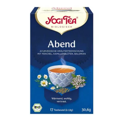 YOGI TEA Evening Tea Organic Filter Bag, 17X1.8 g