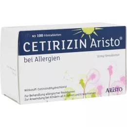 CETIRIZIN Aristo for allergies 10 mg film-coated tablets, 100 pcs