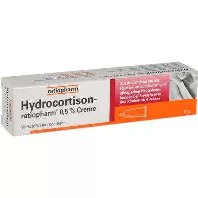 HYDROCORTISON-ratiopharm 0.5% cream, 15 g