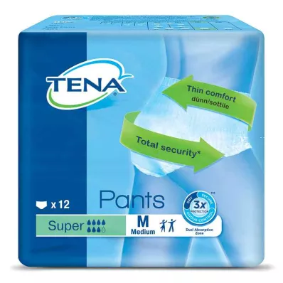 TENA PANTS super M ConfioFit disposable pants, 12 pcs TENA PANTS super M ConfioFit disposable pants, 12 pcs