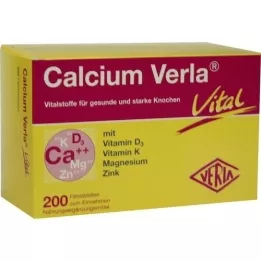 CALCIUM VERLA Vital film-coated tablets, 200 pcs
