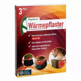 PINGUTHERM flex heat plaster, 3 pcs