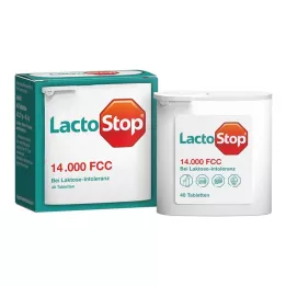LACTOSTOP 14,000 FCC Tablets dispenser, 40 pcs