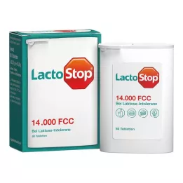 LACTOSTOP 14,000 FCC Tablets dispenser, 80 pcs