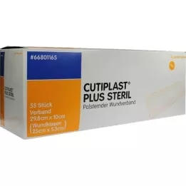 CUTIPLAST Plus sterile 10x29.8 cm dressing, 55 pcs