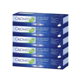 CALCIMED D3 600 mg/400 I.U. Effervescent tablets, 100 pcs