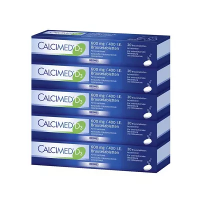 CALCIMED D3 600 mg/400 I.U. Effervescent tablets, 100 pcs CALCIMED D3 600 mg/400 I.U. Effervescent tablets, 100 pcs