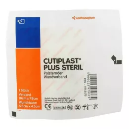 Cutiplast Plus sterile 7.8x10 cm bandage, 1 pc